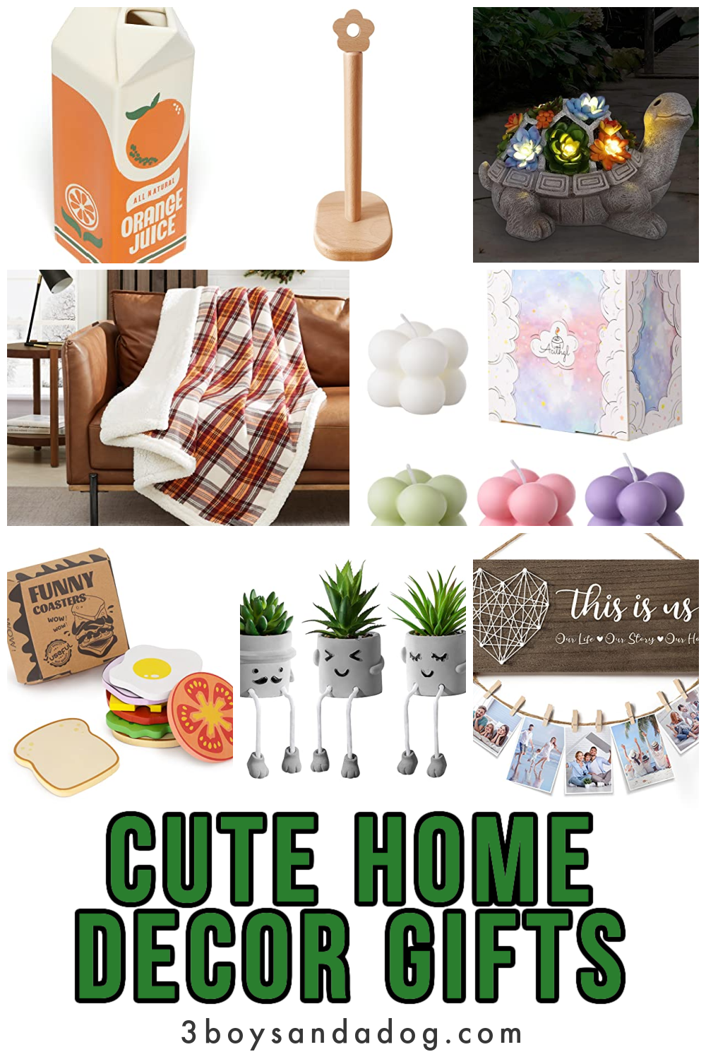 15 Cute Home Decor Gifts 3 Boys And A Dog