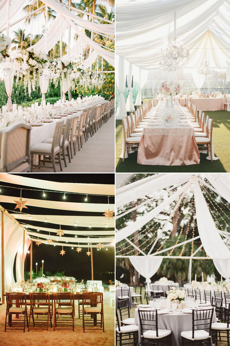 15 Gorgeous Ways To Decorate Your Wedding Tent Wedding Tent