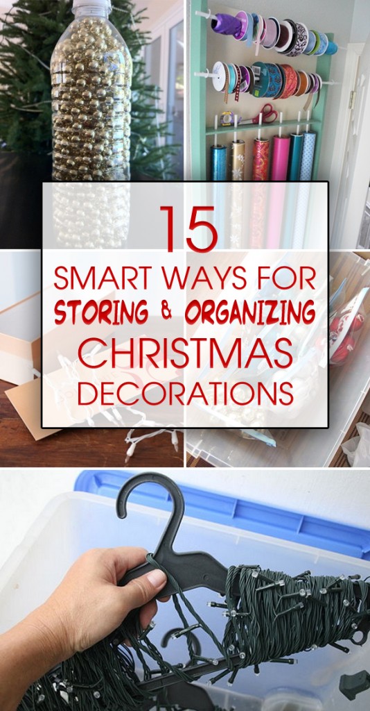 15 Smart Ways For Storing Organizing Christmas Decorations