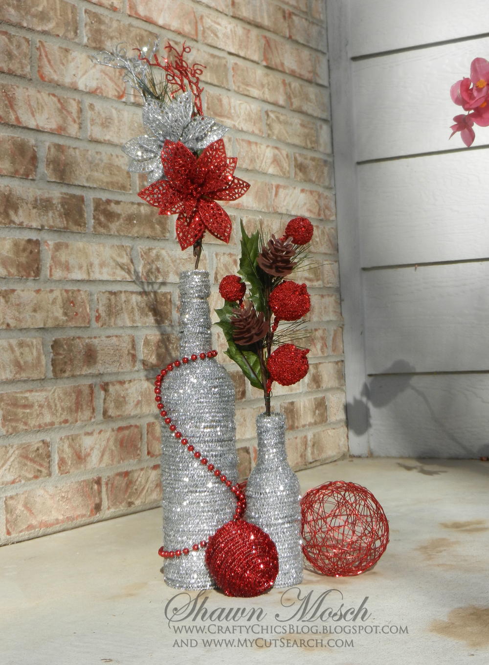 16 Diy Wine Bottle Christmas Decoration Home Decor Interior