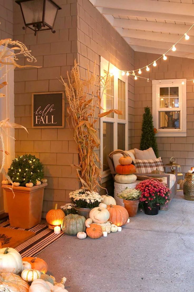 20 Fall Decorating Ideas For Outside Pimphomee