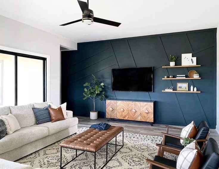 20 Living Room Accent Wall Ideas To Energize Your Space Accent Walls