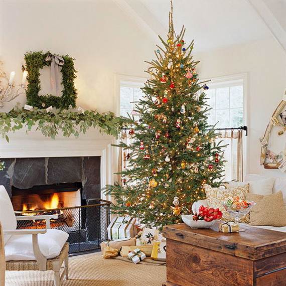 22 Beautiful Christmas Holiday Tree Decorating Inspirations Knusse Kerst Kerst Kerstmis