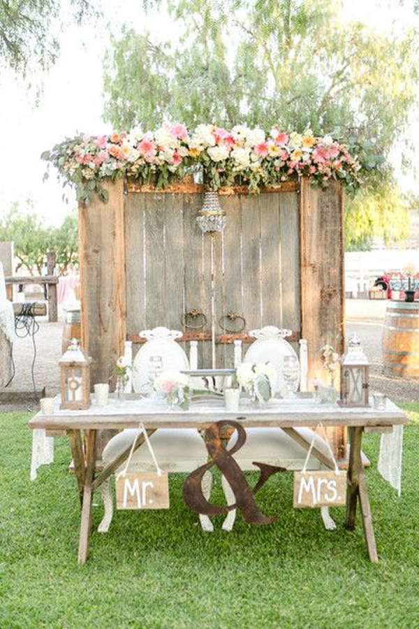 22 Rustic Country Wedding Table Decorations Homemydesign