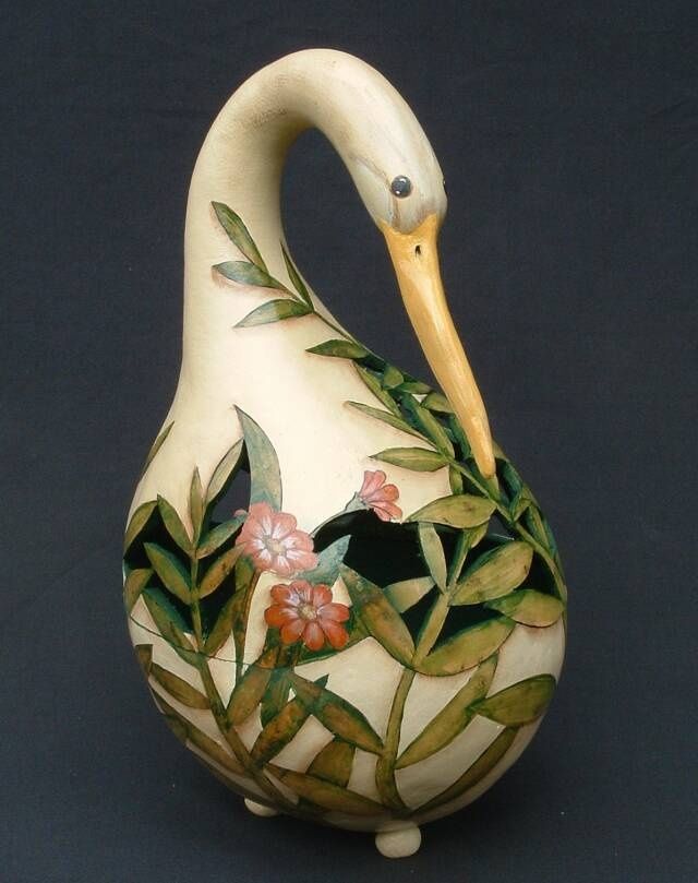 225 Best Painted Gourds Fall Images On Pinterest Gourd Art Gourd