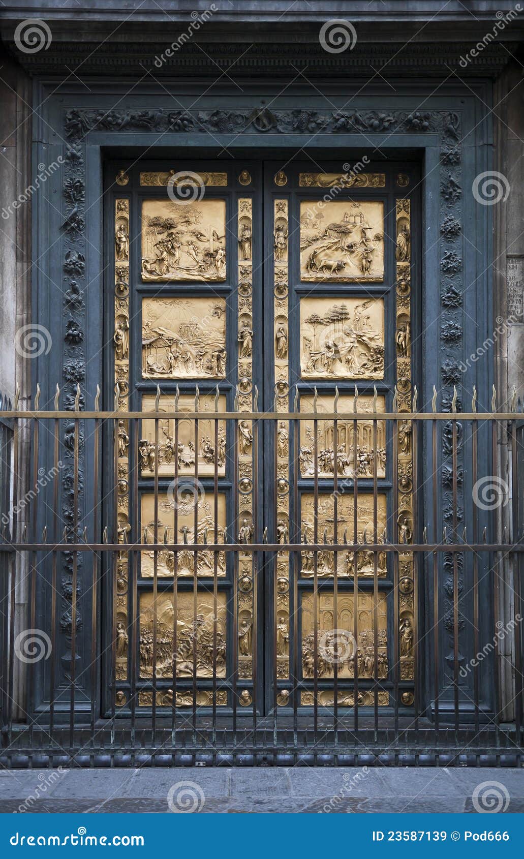 240 Florence Baptistry Doors Stock Photos Pictures Royalty Free