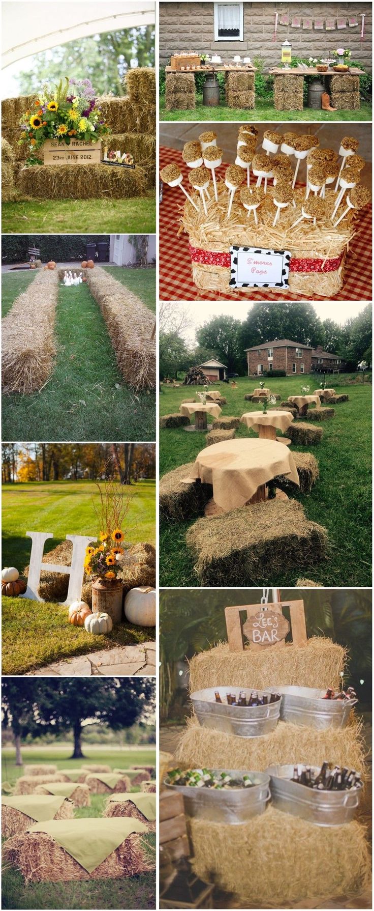 25 Chic Rustic Hay Bale Decoration Ideas For Country Weddings Weddinginclude Wedding Ideas