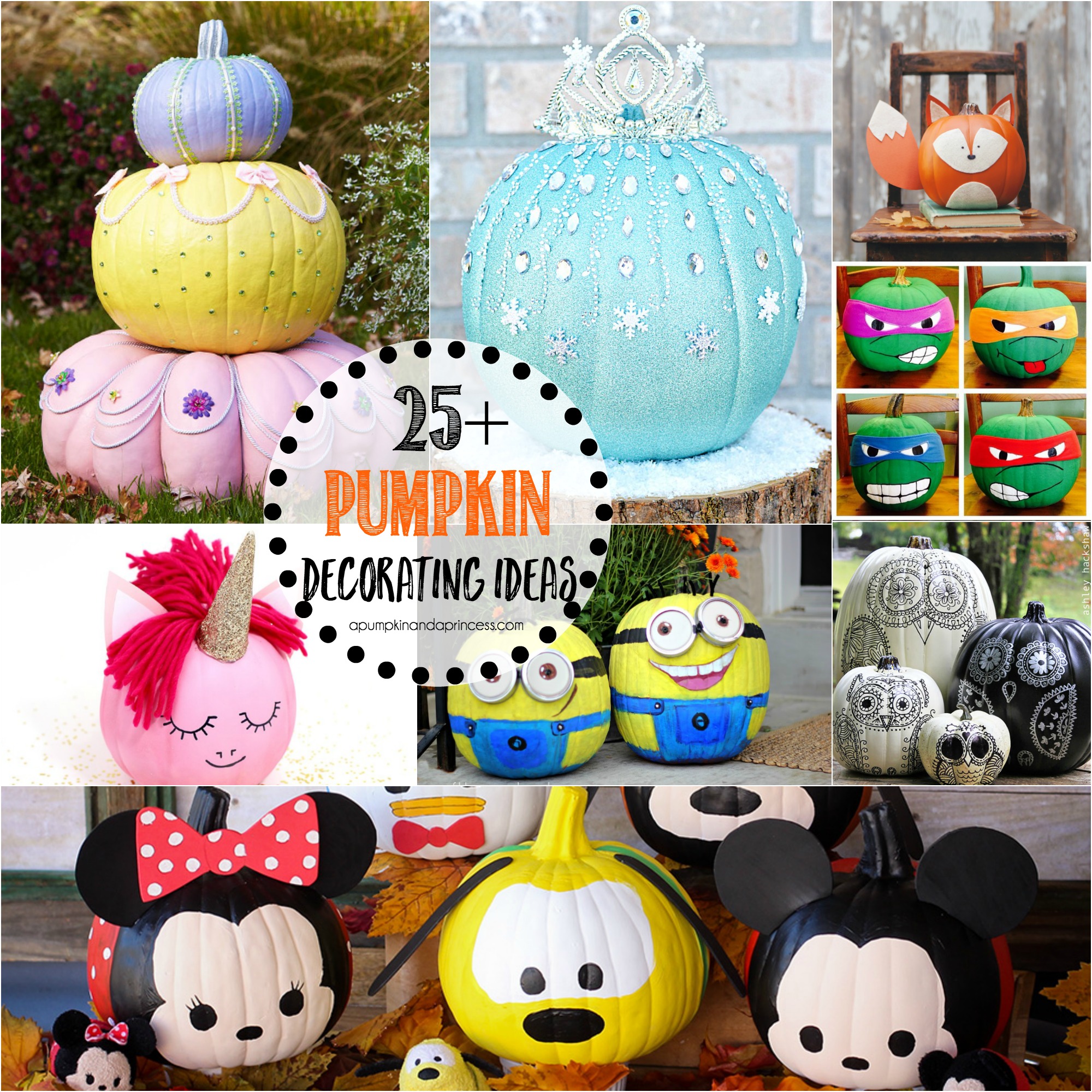 25 Creative Pumpkin Decorating Ideas