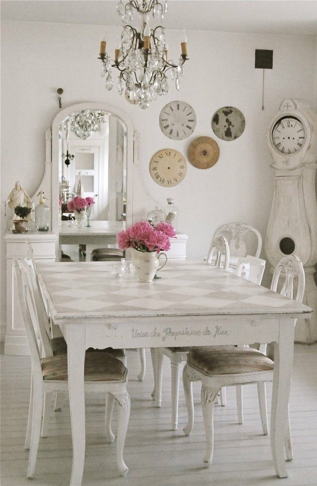 25 Shabby Chic Style Dining Room Design Ideas Decoration Love