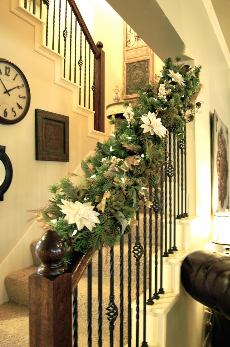 27 Christmas Staircase Decor Ideas That You Will Love Feed Inspiration