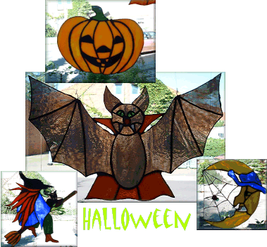 30 Stained Glass Halloween Patterns Addnankardo