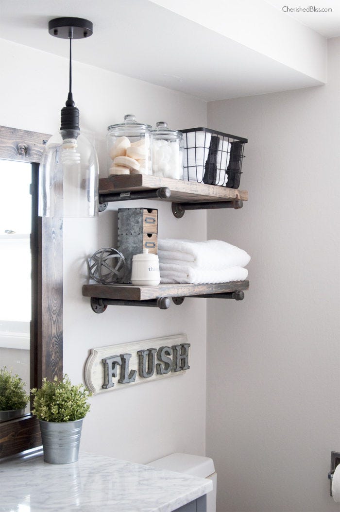 35 Best Bathroom Shelf Ideas For 2020 Unique Shelving Storage