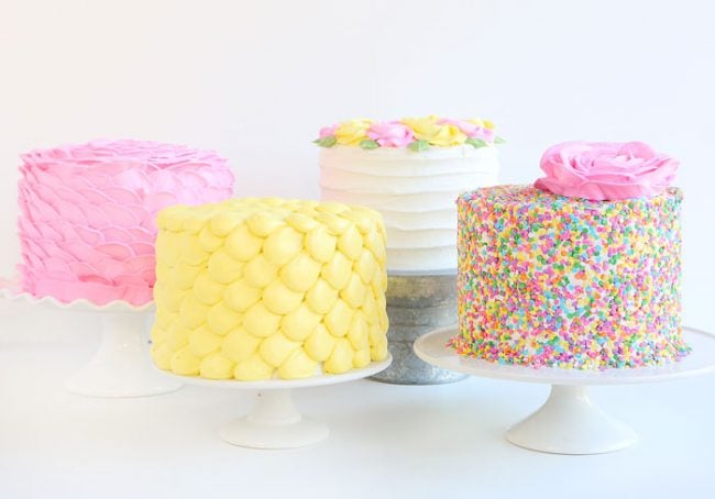 4 Easy Buttercream Cakes I Am Baker