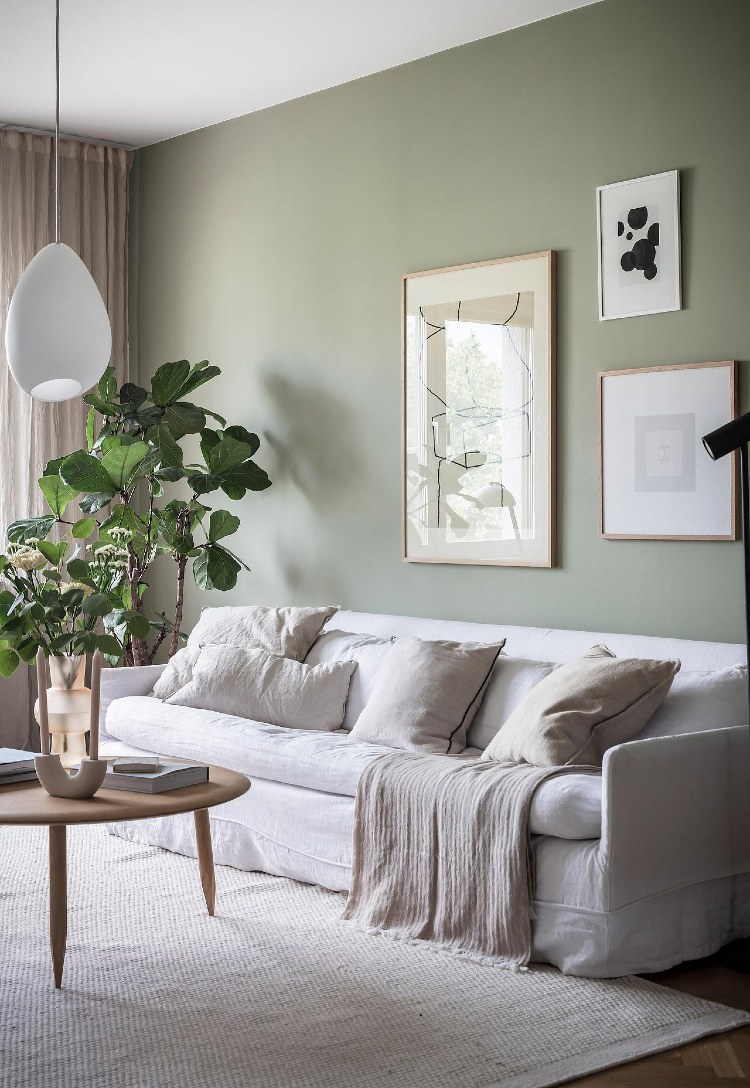 5 Cosy And Calm Green Living Rooms In Scandi Style Your Diy Family