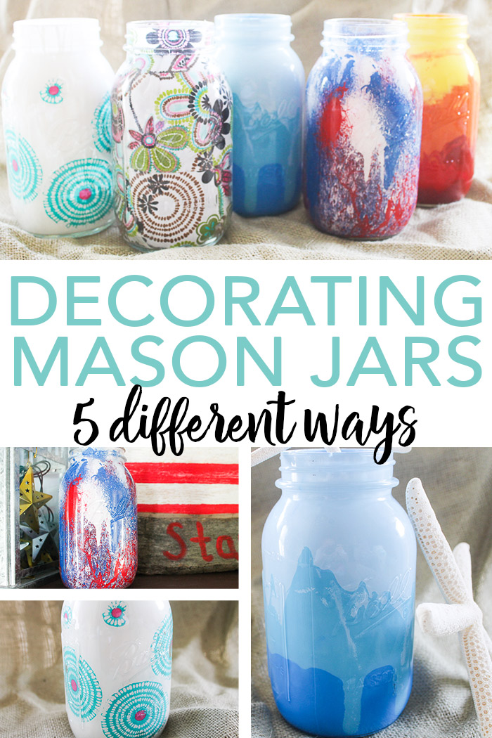 5 Creative Ways To Decorate Mason Jars The Country Chic Cottage