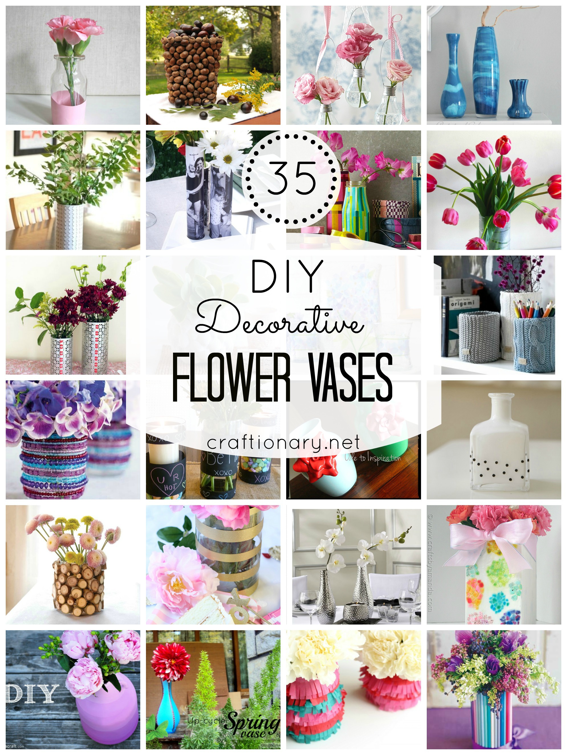 6 Stunning Ideas Unique Vases Creative Small Flower Vases Vases Ideas