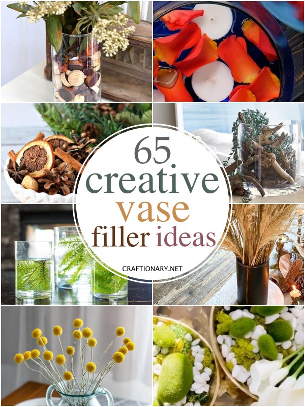 65 Creative Vase Filler Ideas For Home Decor Craftionary Vase