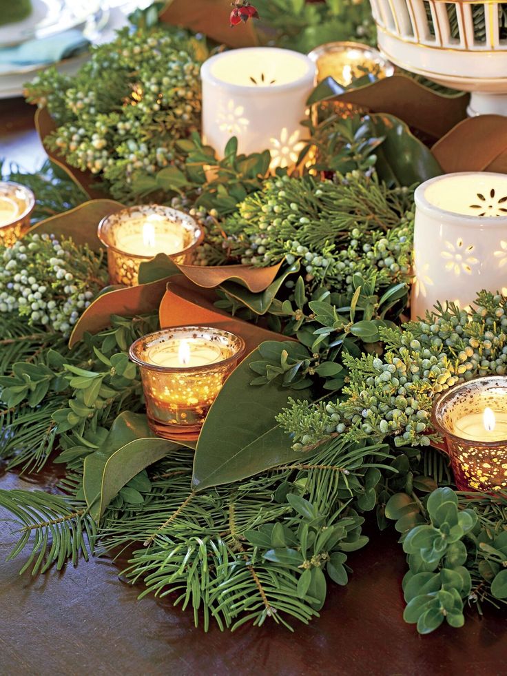 70 Ways To Decorate With Fresh Christmas Greenery