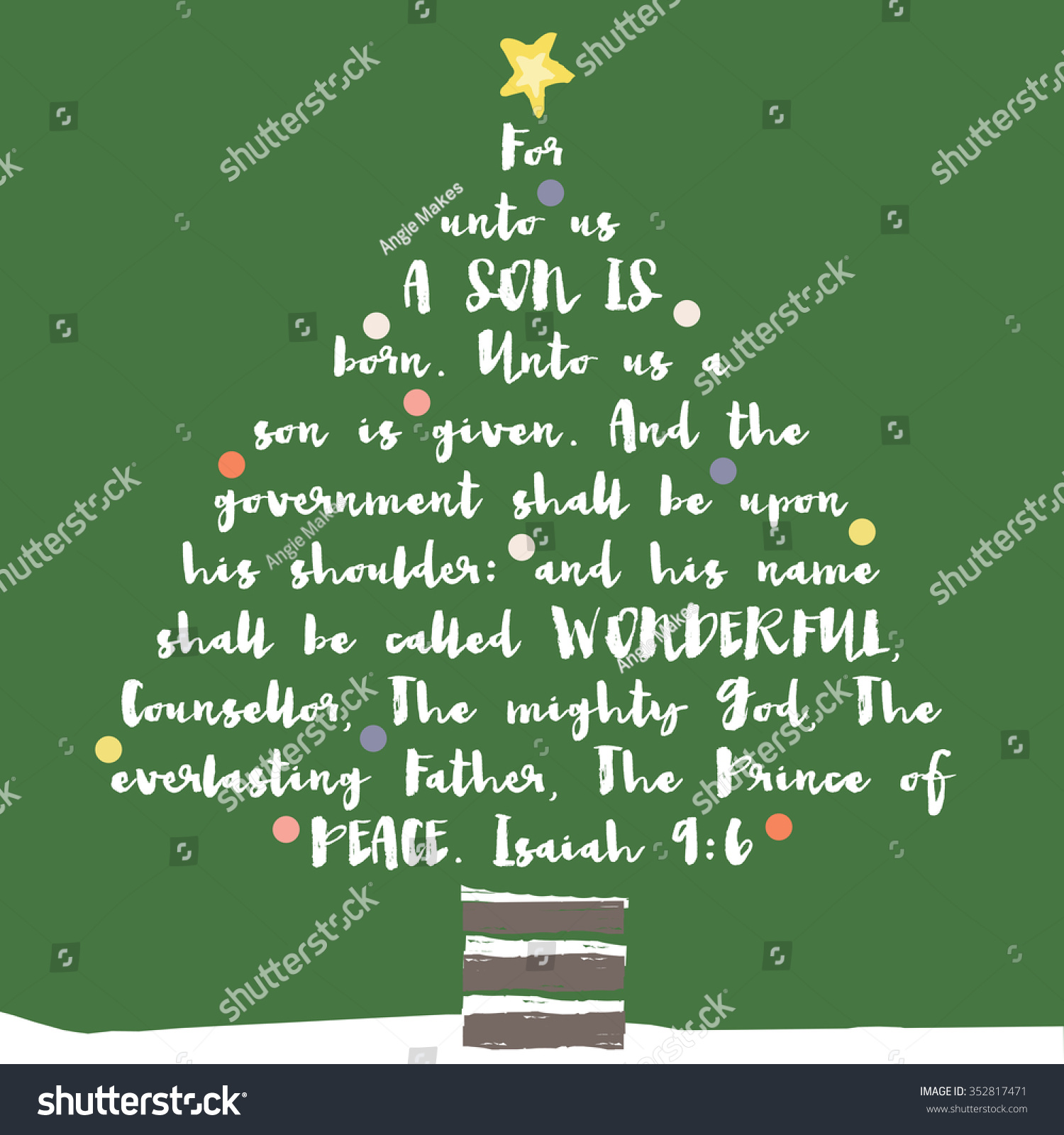 75 Bible Verse Christmas Tree Royalty Free Images Stock Photos