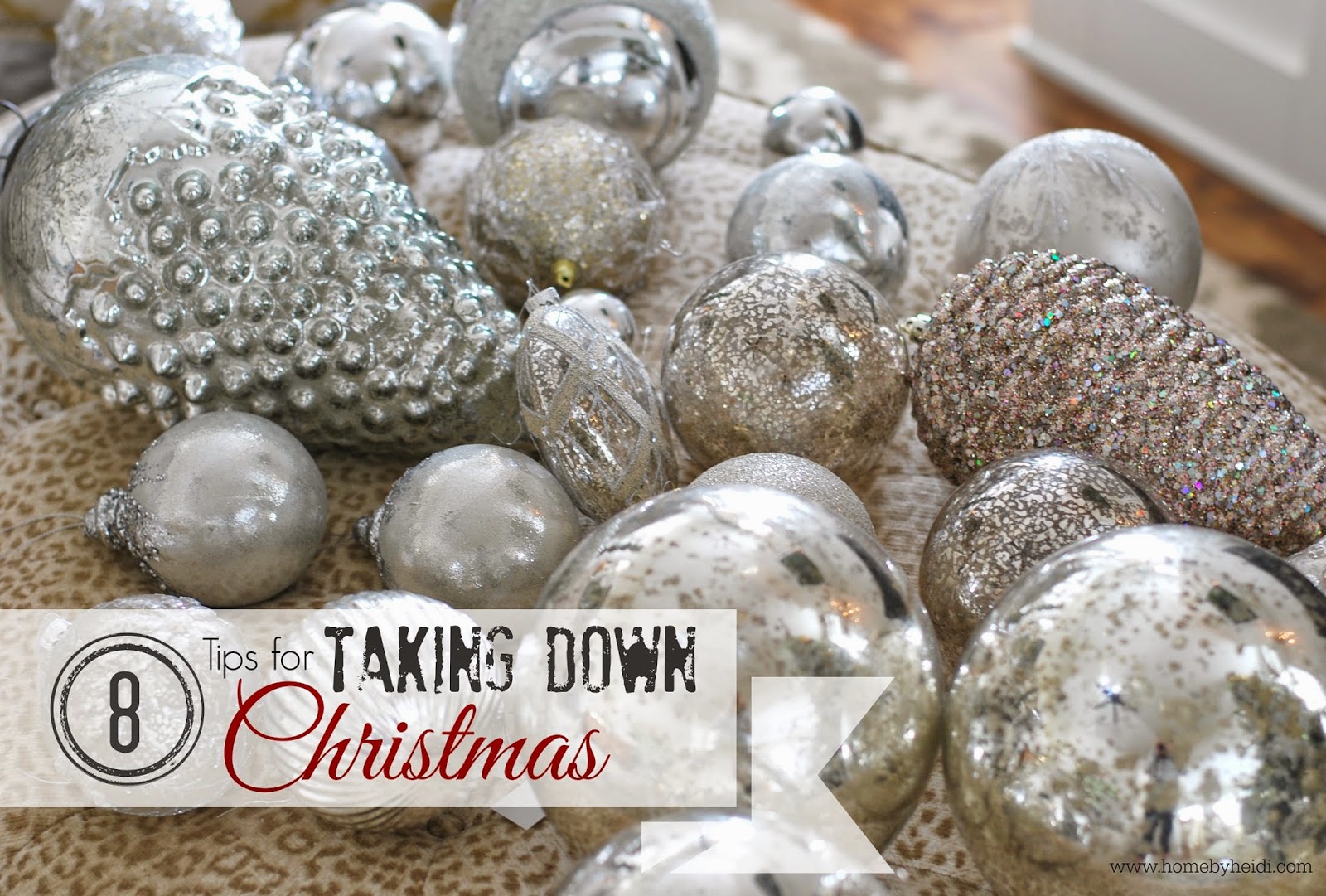 8 Tips For Taking Down Christmas Decor