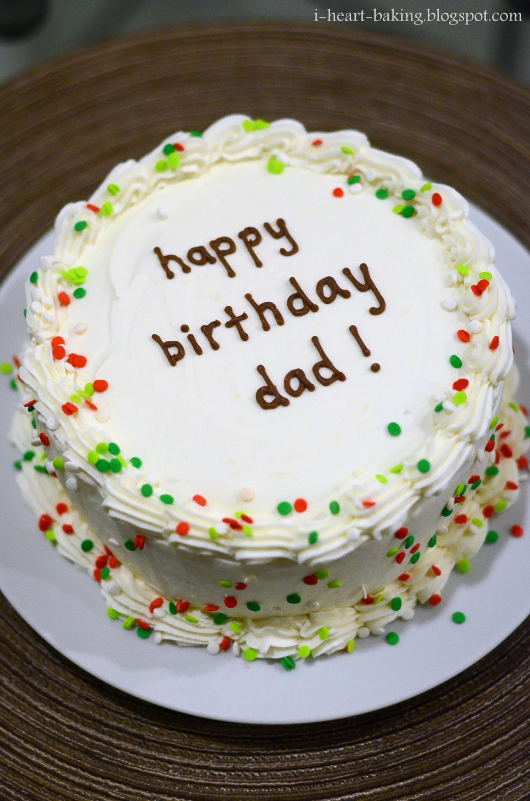 A Birthday Cake Is Decorated With Chocolate And Ice Cream