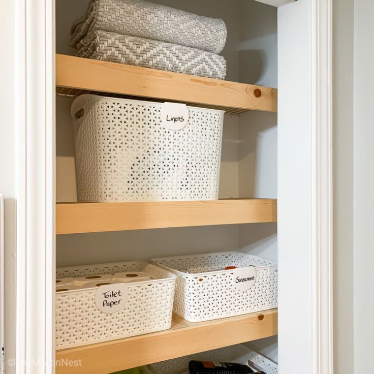 A Budget Friendly Diy Solution For How To Cover Wire Shelving Renter