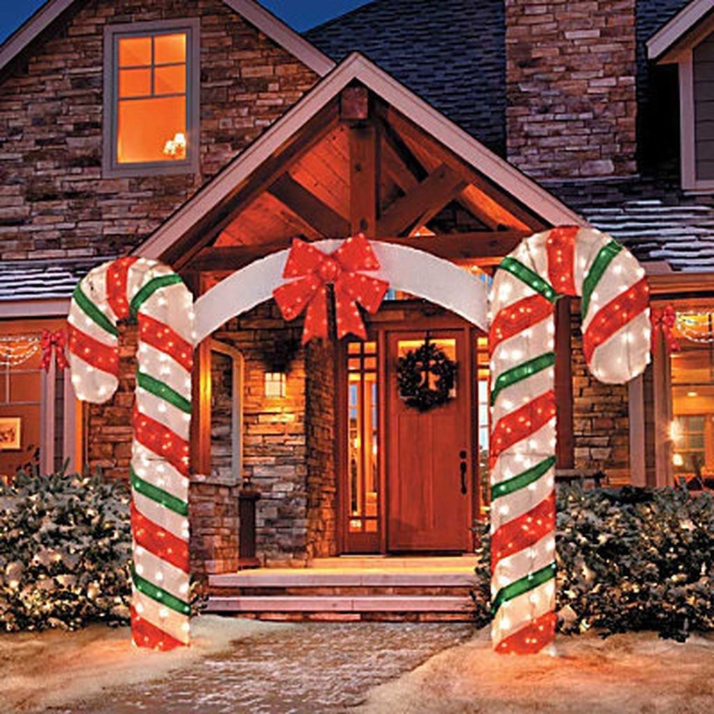 A Colourful Display Of Christmas Decorations On Sale At The Christmas