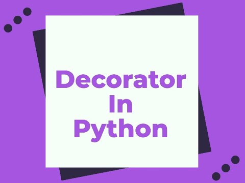 A Really Useful Decorator In Python Youtube