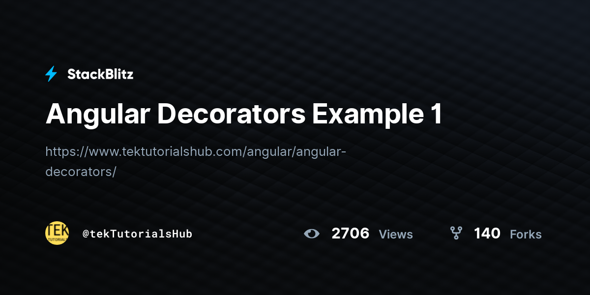 All You Should Know About Angular Decorators