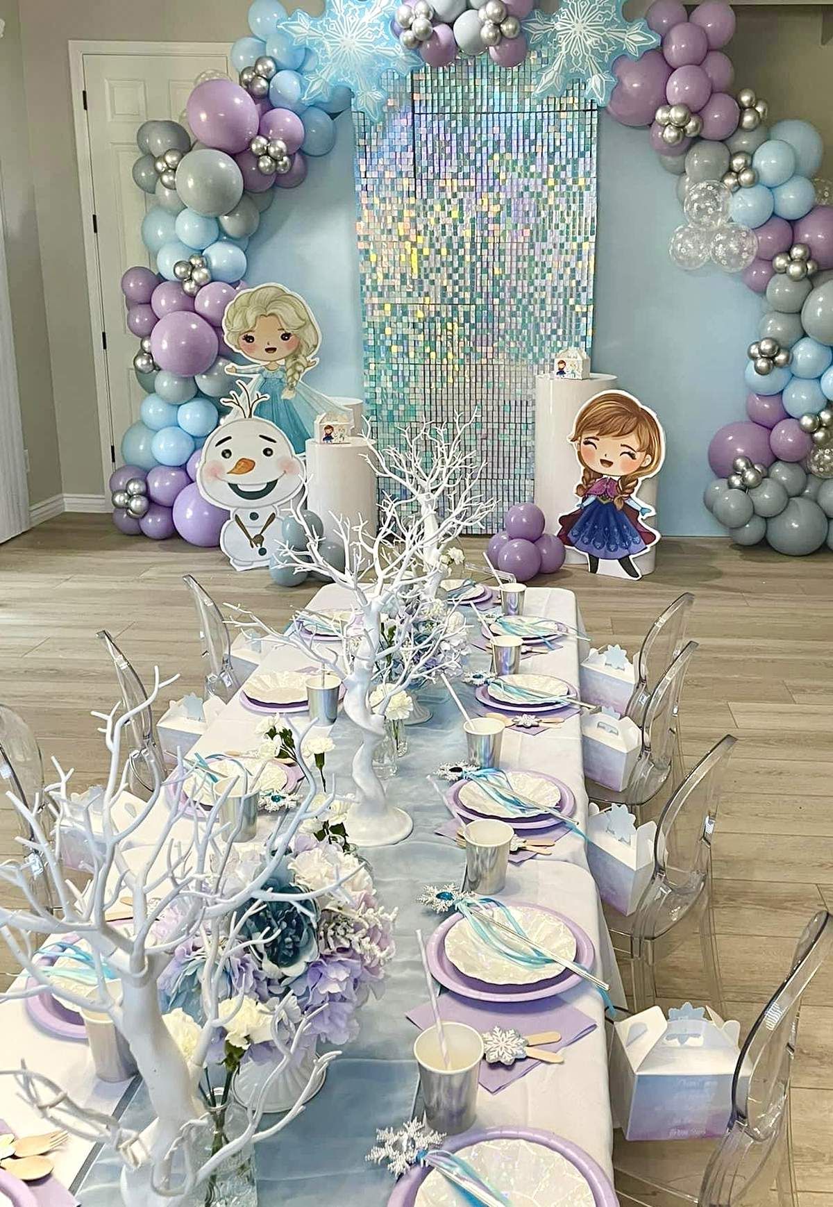 Amazon Com Frozen Birthday Party Supplies 136Pcs Frozen Party