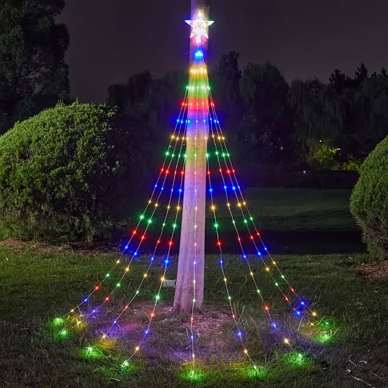 Aneeway Christmas Tree Lights 400 Led Christmas Lights With 8 Light Modes Amp Memory Function 6