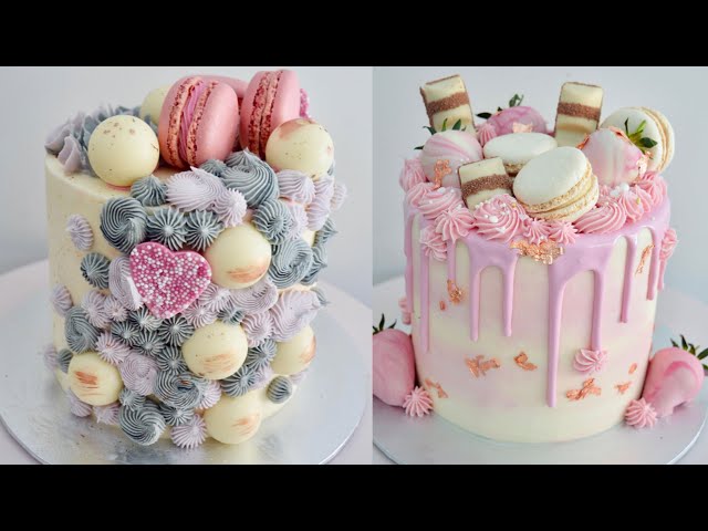 Beautiful Easy Cake Decorations Tutorials Satisfying Cake