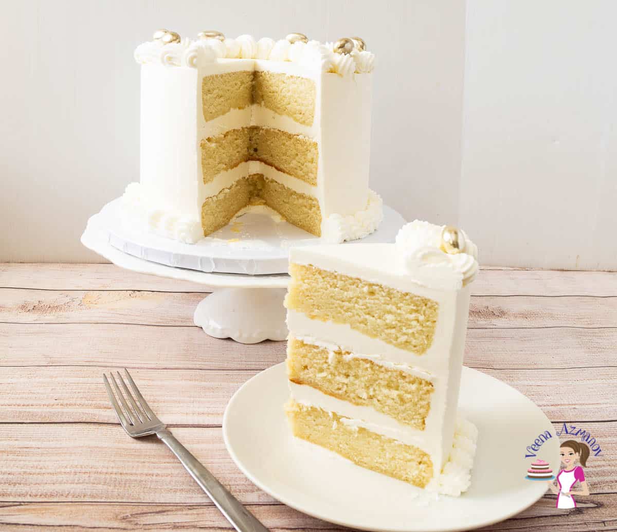 Best White Cake Recipe Veena Azmanov