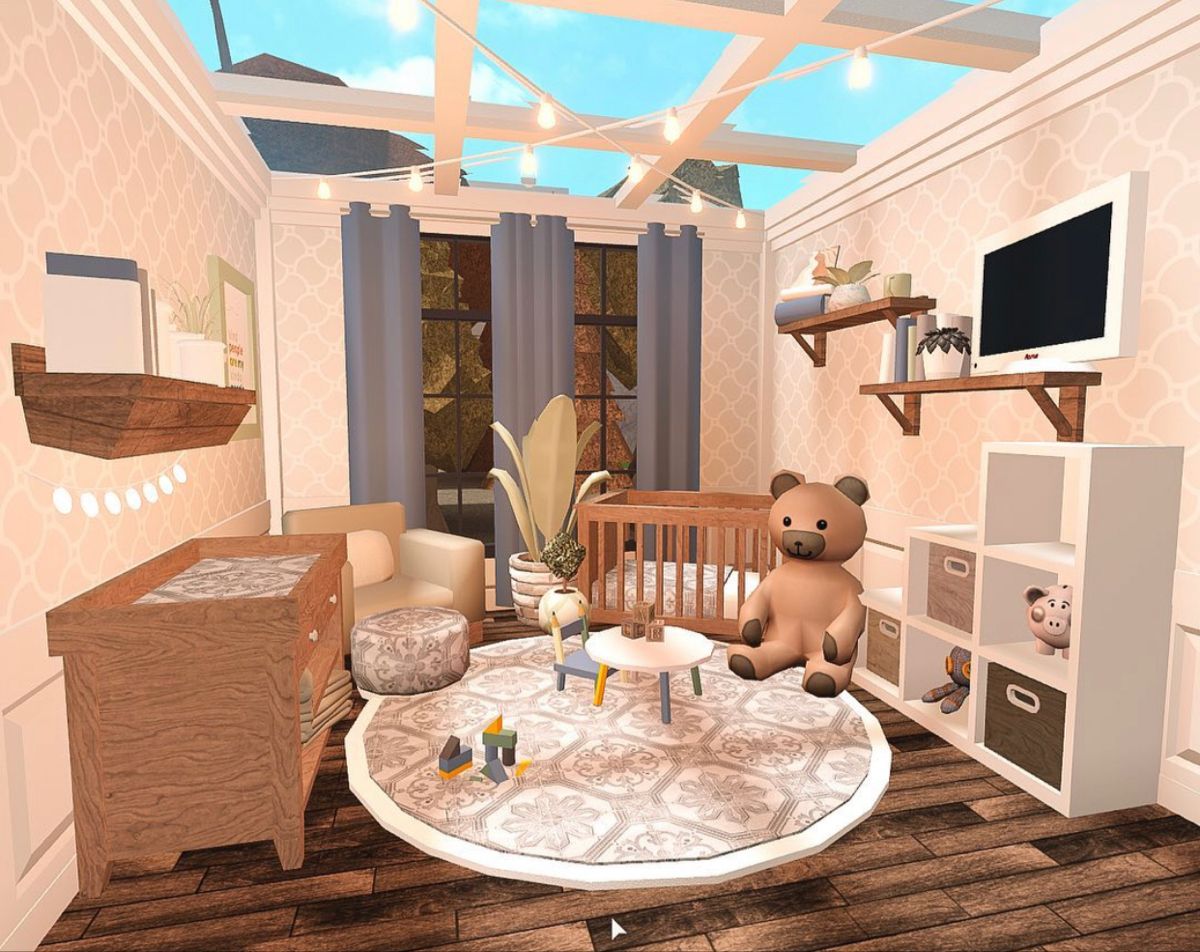 Bloxburg Living Room Ideas Small Bloxburg Baby Room Not Mine Tiny House Layout Luxury