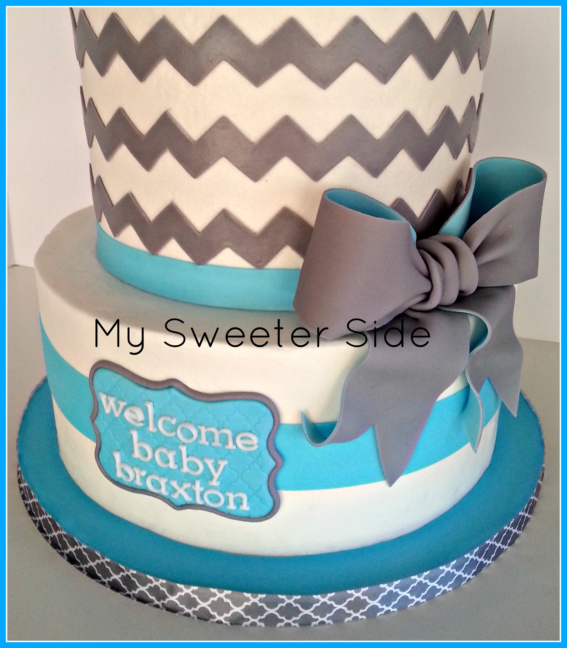 Buttercream With Fondant Decorations Cakecentral Com