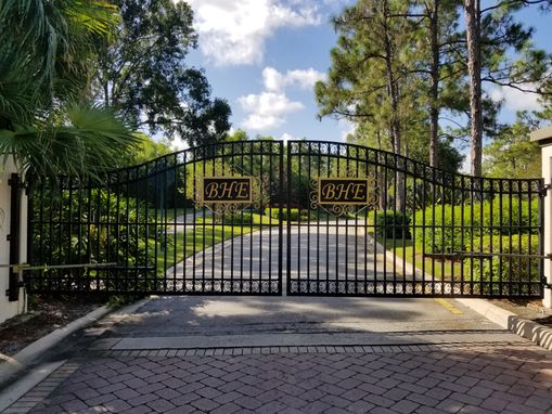 Buy Hand Made Aluminum Decorative Entry Gate Plaques Made To Order