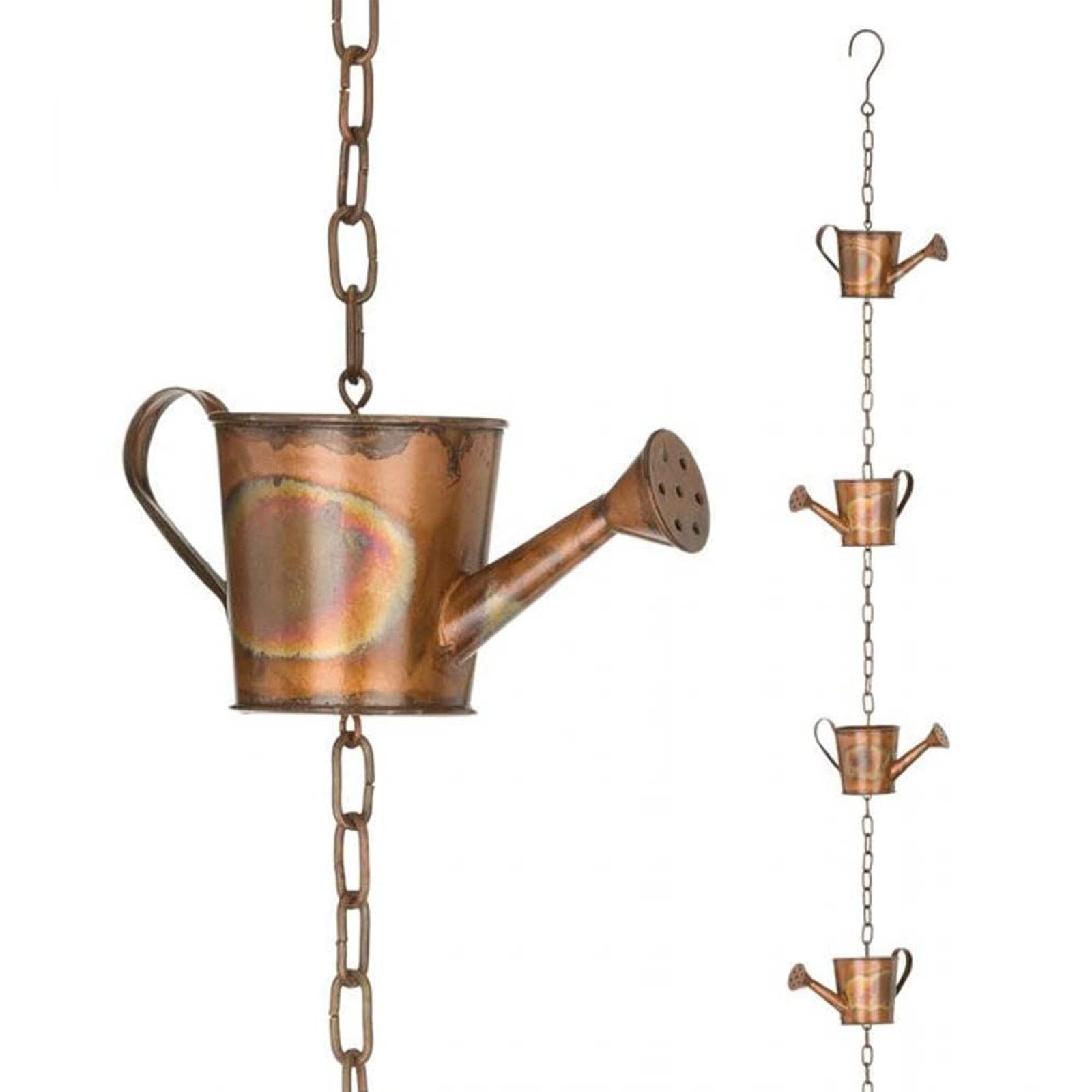 Buy Metal Rain Chain Rain Chain Decorative Iron Watering Can Bucket