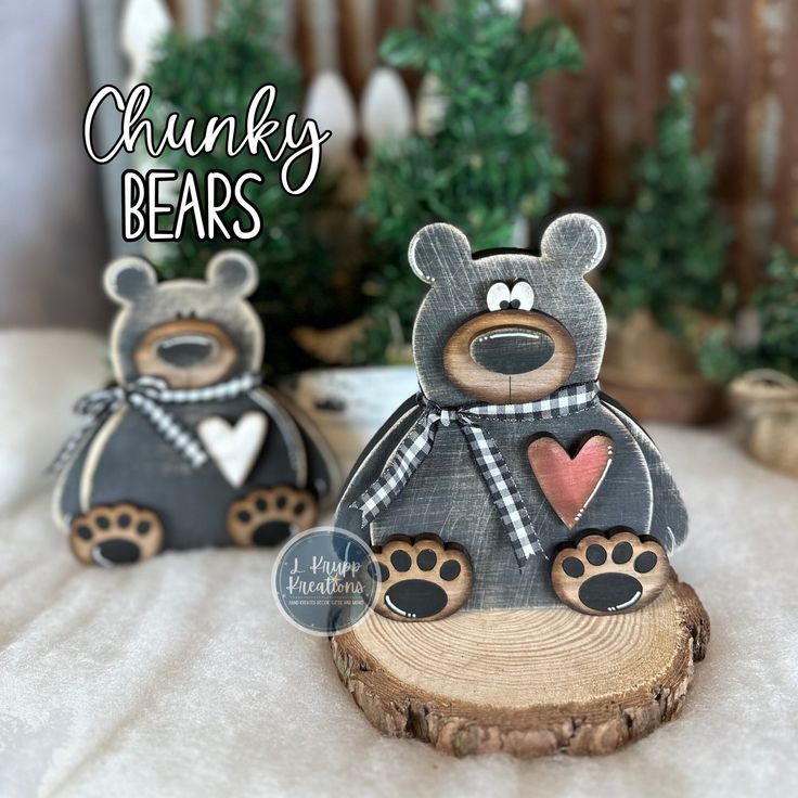 Cabin Woodland Animal Decor Wood Bear Forest Woodland Animals Cabin