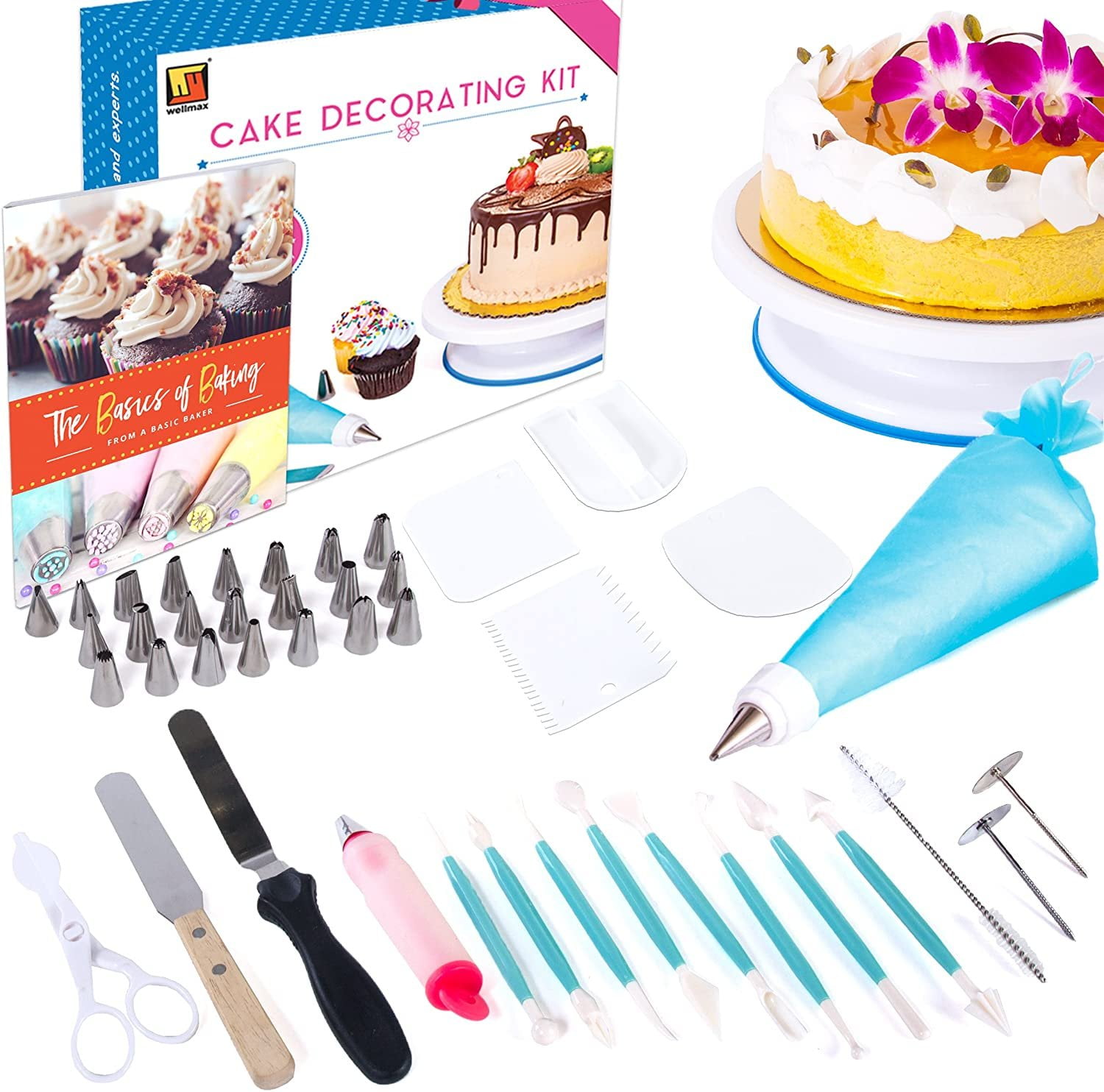 Cake Decorating Kit By Wellmax Complete Set Of Baking Supplies With