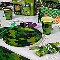 Camo Party Ideas Guide Party City