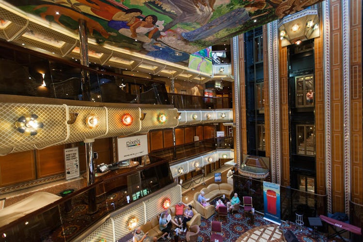 Carnival Conquest Studio Atrium Pictures