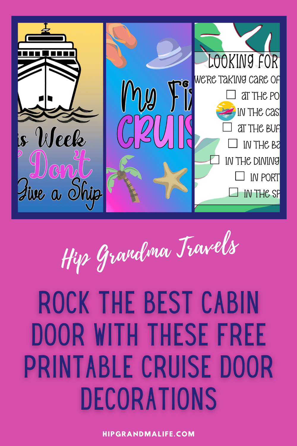 Carnival Cruise Door Decorations Printable