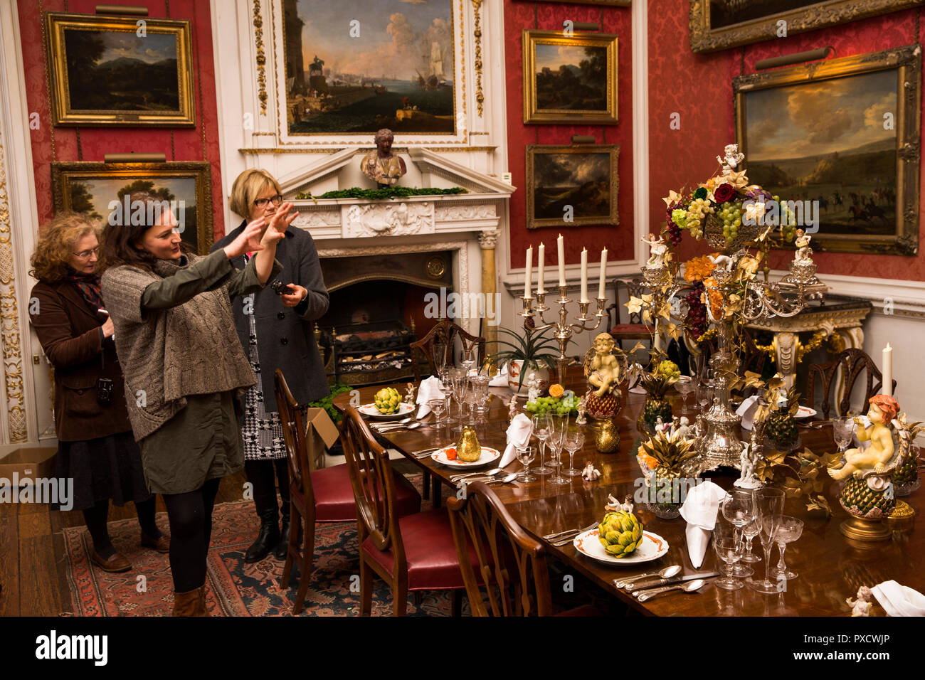 Castle Howard Yorkshire England Christmas Table Decorations