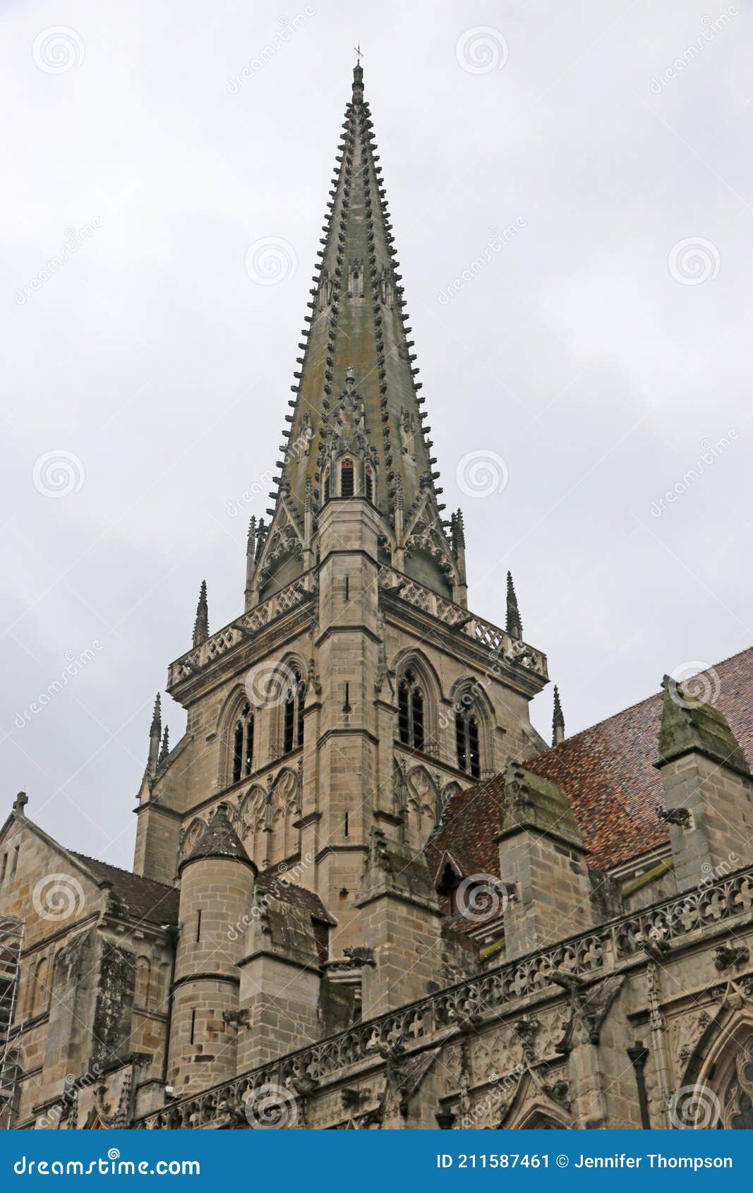 Cathedral Of Saint Lazarus Of Autun Stock Photos Cathedral Of Saint