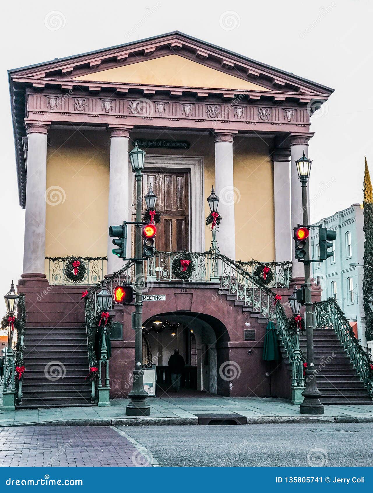 Charleston Market At Christmas Time Editorial Photo Image Of Water Historic 135805741