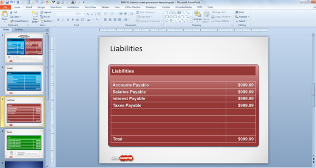 Check Balance Sheet Powerpoint And Add Interactive Features Like Pop Up Boxes Links To Other