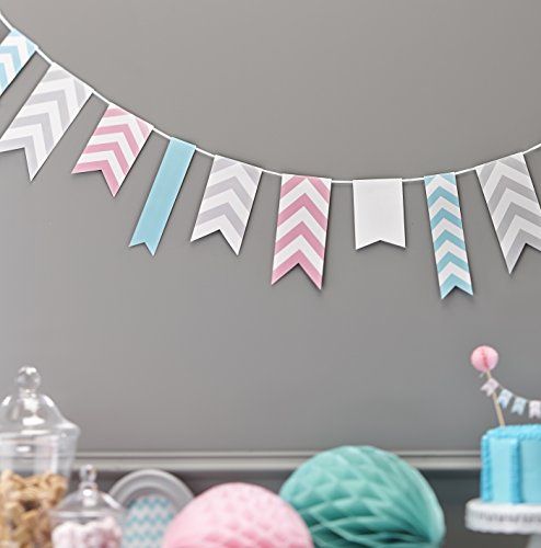 Chevron Bunting Hanging Party Decoration By Ginger Ray