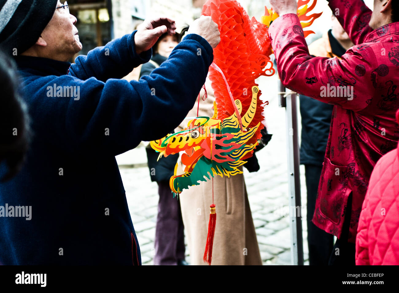 China Taking Down Decorations Hi Res Stock Photography And Images Alamy