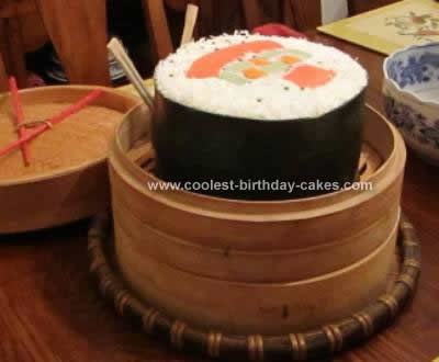 Chocolate Sushi Cake Sushi Cake Sushi Cake Birthday Crazy Cakes