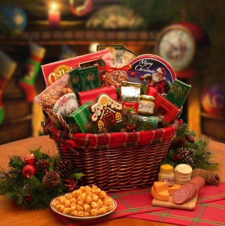 Christmas Basket Decoration Ideas